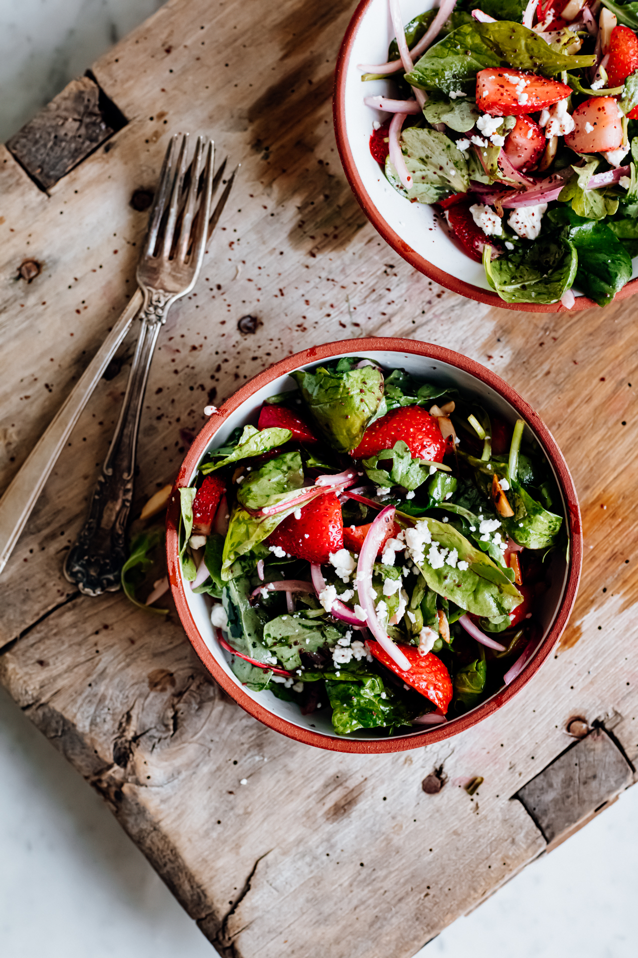 Strawberry and Mixed Green Salad - Pretty. Simple. Sweet.