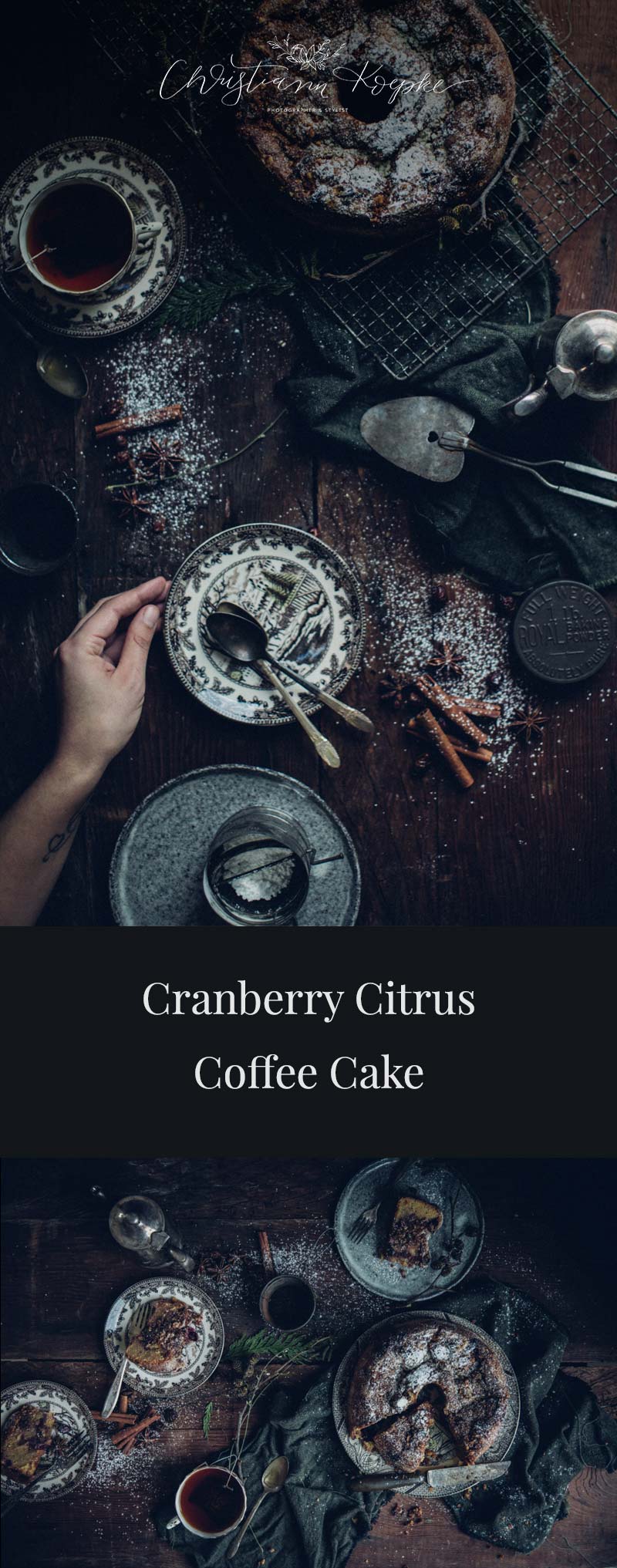 Toasty Warm Cranberry Citrus Coffee Cake | ChristiannKoepke.com