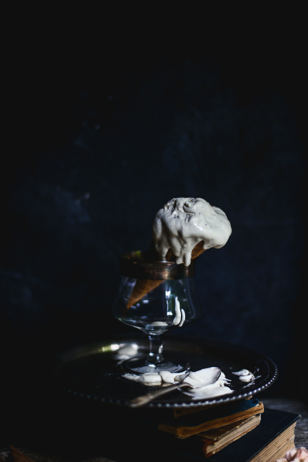 Vanilla bean & cardamom crème fraiche ice cream | Photography & Styling by Christiann Koepke of Christiannkoepke.com_