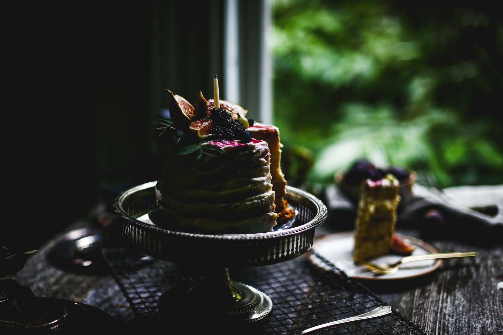 Honey Elderflower Cake | Photography & Styling by Christiann Koepke of Christiannkoepke.com_-25