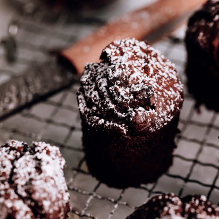 Chocolate Espresso Muffins (gluten-free, dairy-free)
