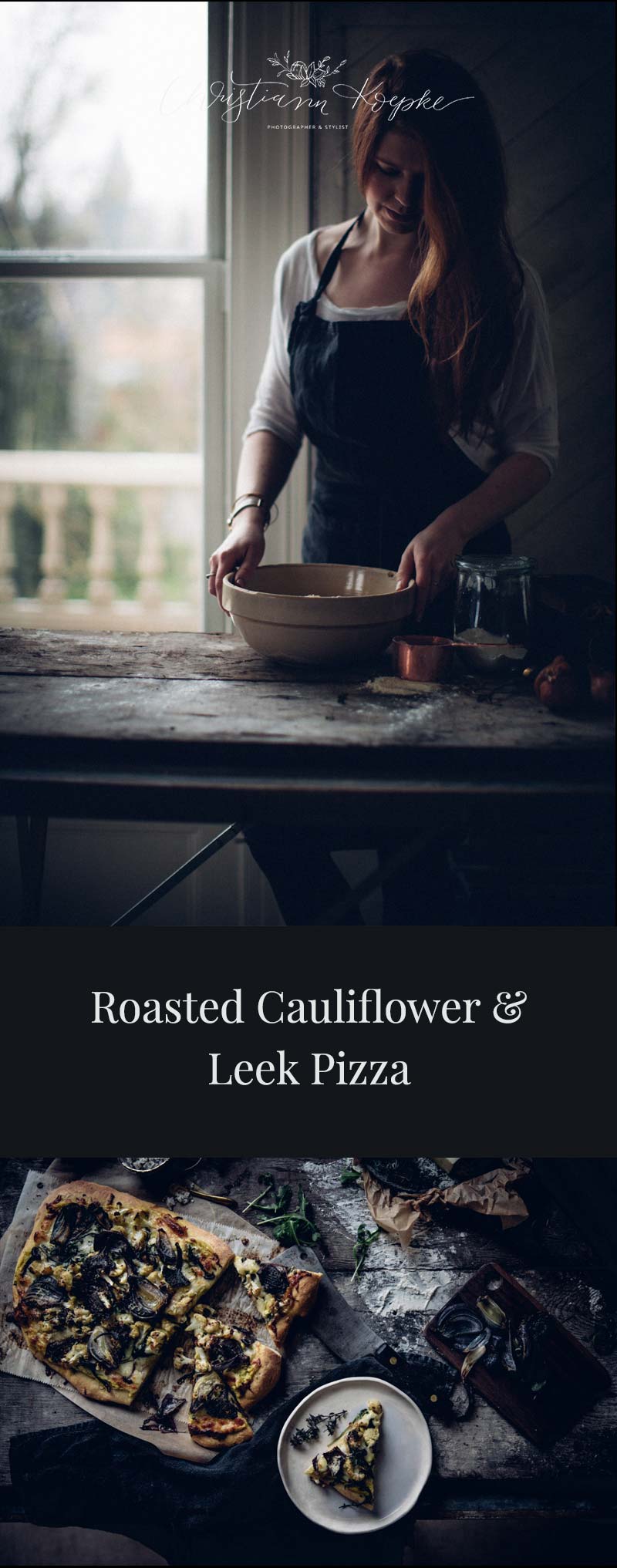 Roasted Cauliflower & Leek Pizza - ChristiannKoepke.com