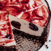 Vegan Cherry Cheesecake