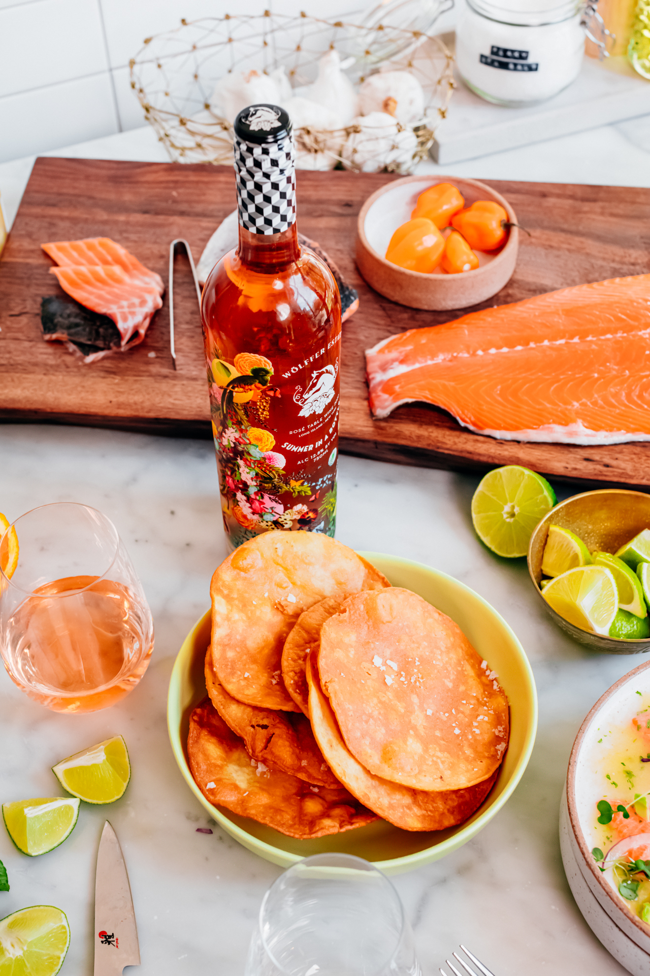 Bluehouse Salmon Ceviche with Avocado and Citrus