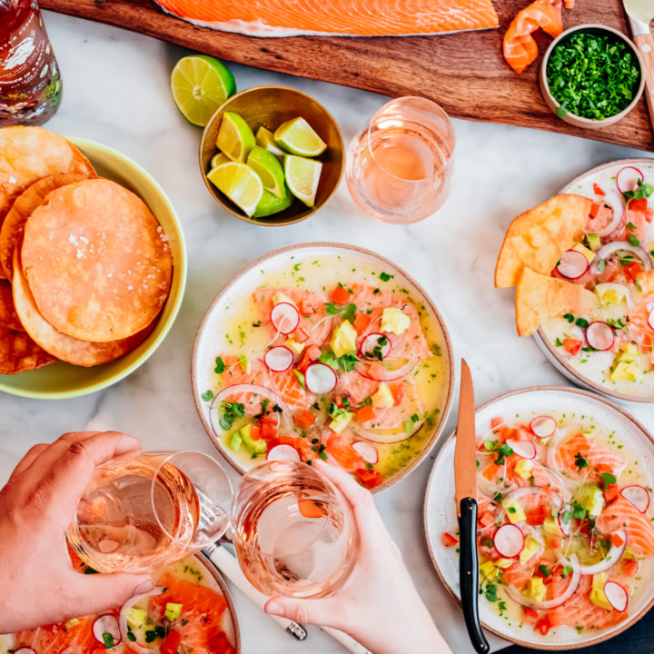 Bluehouse Salmon Ceviche with Avocado and Citrus 