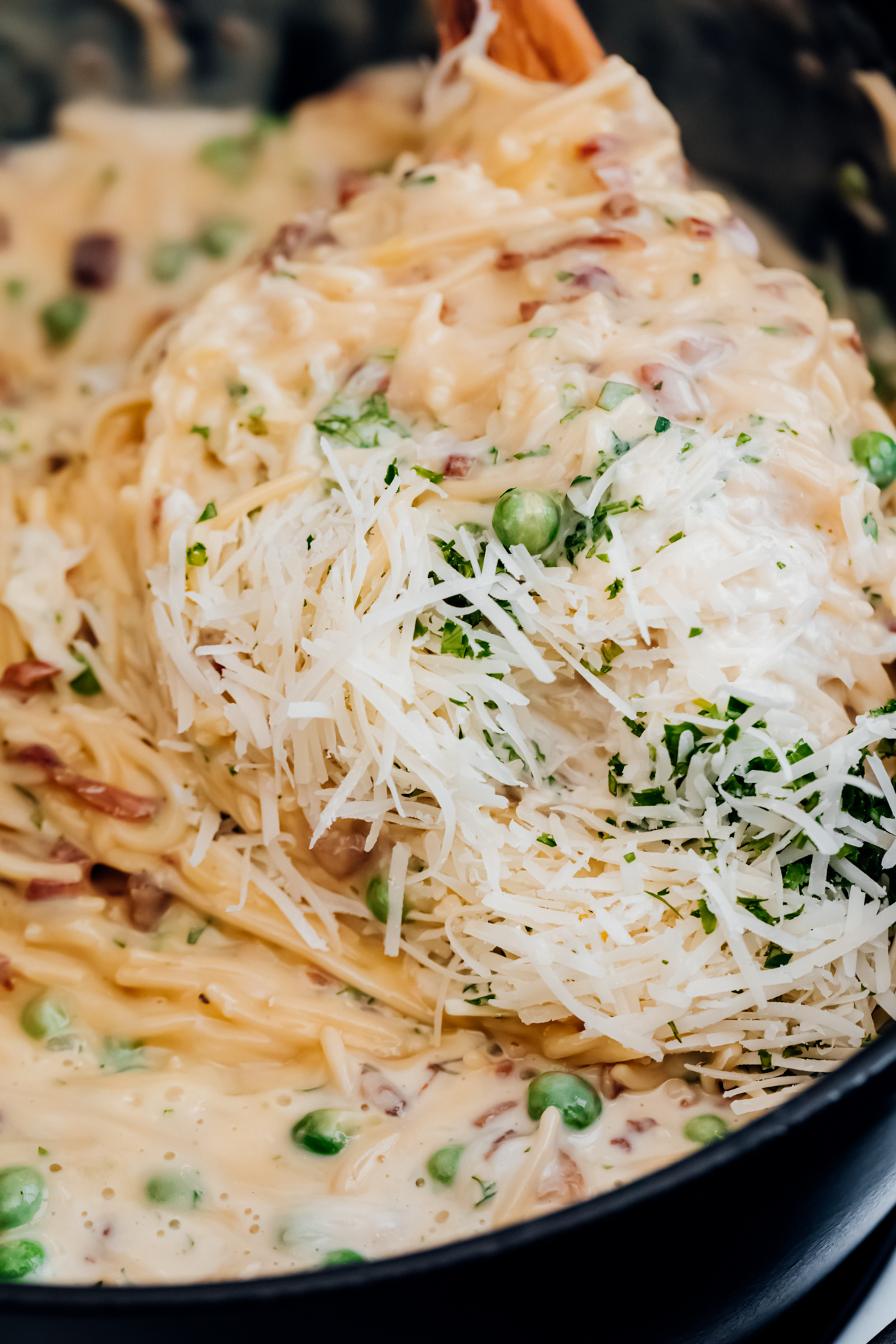 One Pot Gluten-Free Spaghetti Carbonara